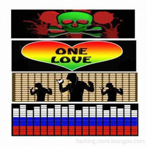Hot selling EL car equalizer stickers